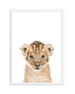 Little Lion Cub Art Print-PRINT-Olive et Oriel-Olive et Oriel-A5 | 5.8" x 8.3" | 14.8 x 21cm-White-With White Border-Buy-Australian-Art-Prints-Online-with-Olive-et-Oriel-Your-Artwork-Specialists-Austrailia-Decorate-With-Coastal-Photo-Wall-Art-Prints-From-Our-Beach-House-Artwork-Collection-Fine-Poster-and-Framed-Artwork