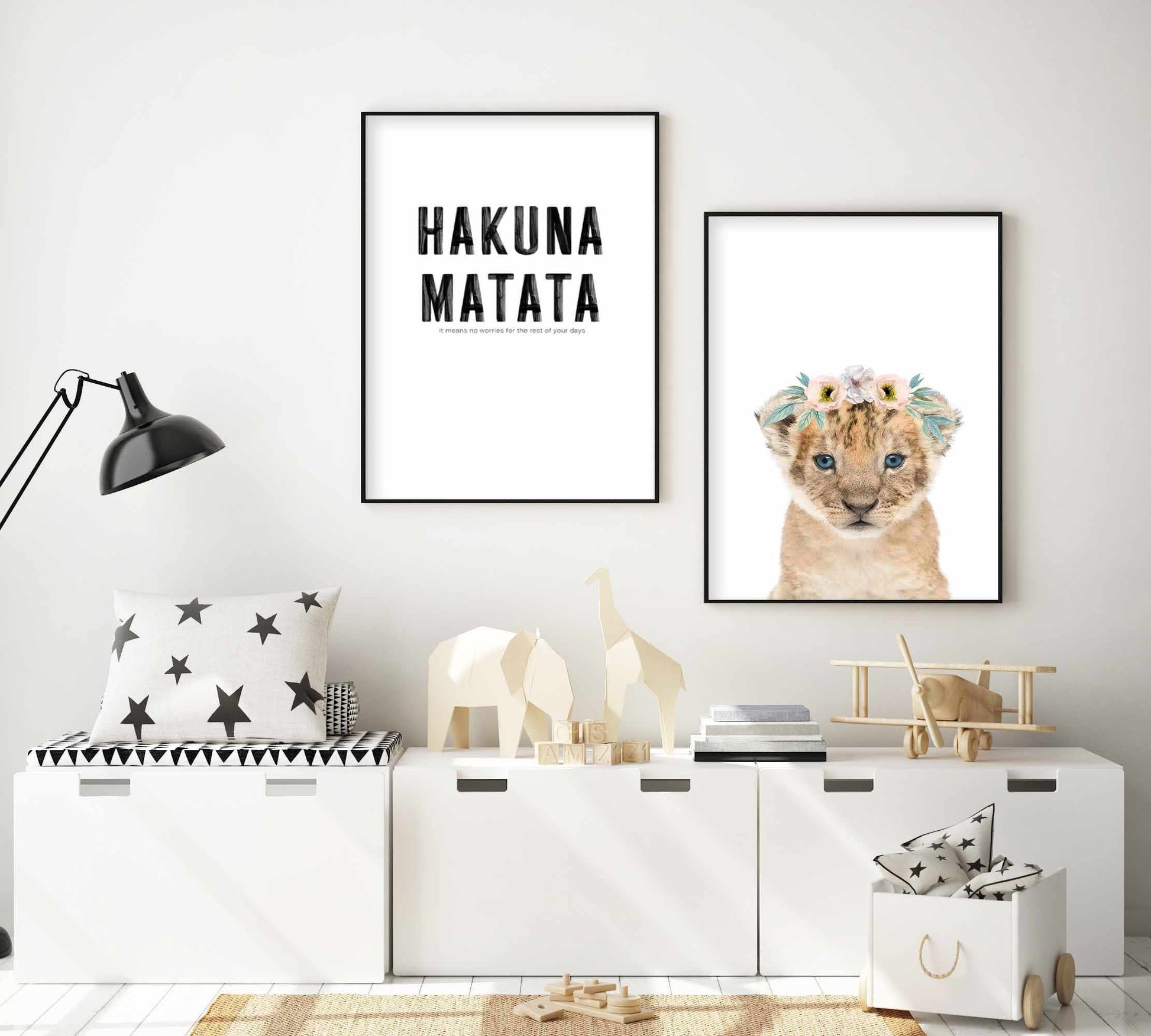 Little Lion Cub | Flower Crown Art Print-PRINT-Olive et Oriel-Olive et Oriel-Buy-Australian-Art-Prints-Online-with-Olive-et-Oriel-Your-Artwork-Specialists-Austrailia-Decorate-With-Coastal-Photo-Wall-Art-Prints-From-Our-Beach-House-Artwork-Collection-Fine-Poster-and-Framed-Artwork