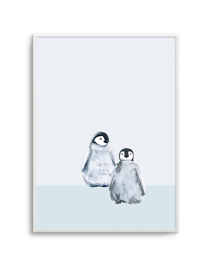Little Penguins I Art Print-PRINT-Olive et Oriel-Olive et Oriel-A5 | 5.8" x 8.3" | 14.8 x 21cm-Unframed Art Print-With White Border-Buy-Australian-Art-Prints-Online-with-Olive-et-Oriel-Your-Artwork-Specialists-Austrailia-Decorate-With-Coastal-Photo-Wall-Art-Prints-From-Our-Beach-House-Artwork-Collection-Fine-Poster-and-Framed-Artwork