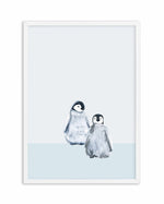 Little Penguins I Art Print-PRINT-Olive et Oriel-Olive et Oriel-A5 | 5.8" x 8.3" | 14.8 x 21cm-White-With White Border-Buy-Australian-Art-Prints-Online-with-Olive-et-Oriel-Your-Artwork-Specialists-Austrailia-Decorate-With-Coastal-Photo-Wall-Art-Prints-From-Our-Beach-House-Artwork-Collection-Fine-Poster-and-Framed-Artwork