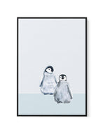 Little Penguins I | Framed Canvas-CANVAS-You can shop wall art online with Olive et Oriel for everything from abstract art to fun kids wall art. Our beautiful modern art prints and canvas art are available from large canvas prints to wall art paintings and our proudly Australian artwork collection offers only the highest quality framed large wall art and canvas art Australia - You can buy fashion photography prints or Hampton print posters and paintings on canvas from Olive et Oriel and have the
