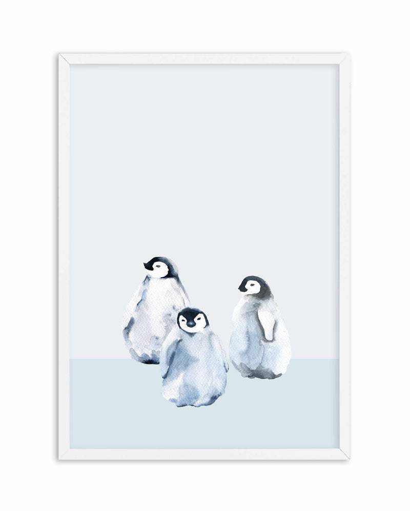 Little Penguins II Art Print-PRINT-Olive et Oriel-Olive et Oriel-A5 | 5.8" x 8.3" | 14.8 x 21cm-White-With White Border-Buy-Australian-Art-Prints-Online-with-Olive-et-Oriel-Your-Artwork-Specialists-Austrailia-Decorate-With-Coastal-Photo-Wall-Art-Prints-From-Our-Beach-House-Artwork-Collection-Fine-Poster-and-Framed-Artwork