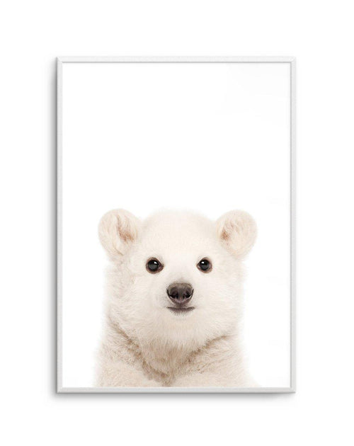 Little Polar Bear Art Print-PRINT-Olive et Oriel-Olive et Oriel-A5 | 5.8" x 8.3" | 14.8 x 21cm-Unframed Art Print-With White Border-Buy-Australian-Art-Prints-Online-with-Olive-et-Oriel-Your-Artwork-Specialists-Austrailia-Decorate-With-Coastal-Photo-Wall-Art-Prints-From-Our-Beach-House-Artwork-Collection-Fine-Poster-and-Framed-Artwork