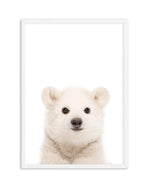 Little Polar Bear Art Print-PRINT-Olive et Oriel-Olive et Oriel-A5 | 5.8" x 8.3" | 14.8 x 21cm-White-With White Border-Buy-Australian-Art-Prints-Online-with-Olive-et-Oriel-Your-Artwork-Specialists-Austrailia-Decorate-With-Coastal-Photo-Wall-Art-Prints-From-Our-Beach-House-Artwork-Collection-Fine-Poster-and-Framed-Artwork