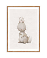 Little Rabbit Art Print-PRINT-Olive et Oriel-Olive et Oriel-Buy-Australian-Art-Prints-Online-with-Olive-et-Oriel-Your-Artwork-Specialists-Austrailia-Decorate-With-Coastal-Photo-Wall-Art-Prints-From-Our-Beach-House-Artwork-Collection-Fine-Poster-and-Framed-Artwork