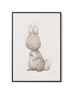 Little Rabbit | Framed Canvas-CANVAS-You can shop wall art online with Olive et Oriel for everything from abstract art to fun kids wall art. Our beautiful modern art prints and canvas art are available from large canvas prints to wall art paintings and our proudly Australian artwork collection offers only the highest quality framed large wall art and canvas art Australia - You can buy fashion photography prints or Hampton print posters and paintings on canvas from Olive et Oriel and have them de