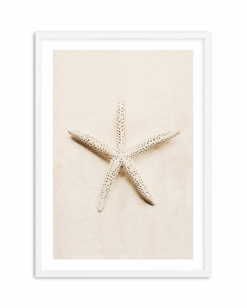 Little Starfish Art Print-PRINT-Olive et Oriel-Olive et Oriel-A5 | 5.8" x 8.3" | 14.8 x 21cm-White-With White Border-Buy-Australian-Art-Prints-Online-with-Olive-et-Oriel-Your-Artwork-Specialists-Austrailia-Decorate-With-Coastal-Photo-Wall-Art-Prints-From-Our-Beach-House-Artwork-Collection-Fine-Poster-and-Framed-Artwork