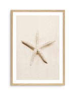 Little Starfish Art Print-PRINT-Olive et Oriel-Olive et Oriel-A5 | 5.8" x 8.3" | 14.8 x 21cm-Oak-With White Border-Buy-Australian-Art-Prints-Online-with-Olive-et-Oriel-Your-Artwork-Specialists-Austrailia-Decorate-With-Coastal-Photo-Wall-Art-Prints-From-Our-Beach-House-Artwork-Collection-Fine-Poster-and-Framed-Artwork