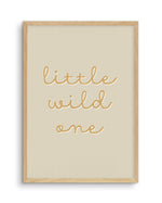 Little Wild One Art Print-PRINT-Olive et Oriel-Olive et Oriel-A5 | 5.8" x 8.3" | 14.8 x 21cm-Oak-With White Border-Buy-Australian-Art-Prints-Online-with-Olive-et-Oriel-Your-Artwork-Specialists-Austrailia-Decorate-With-Coastal-Photo-Wall-Art-Prints-From-Our-Beach-House-Artwork-Collection-Fine-Poster-and-Framed-Artwork