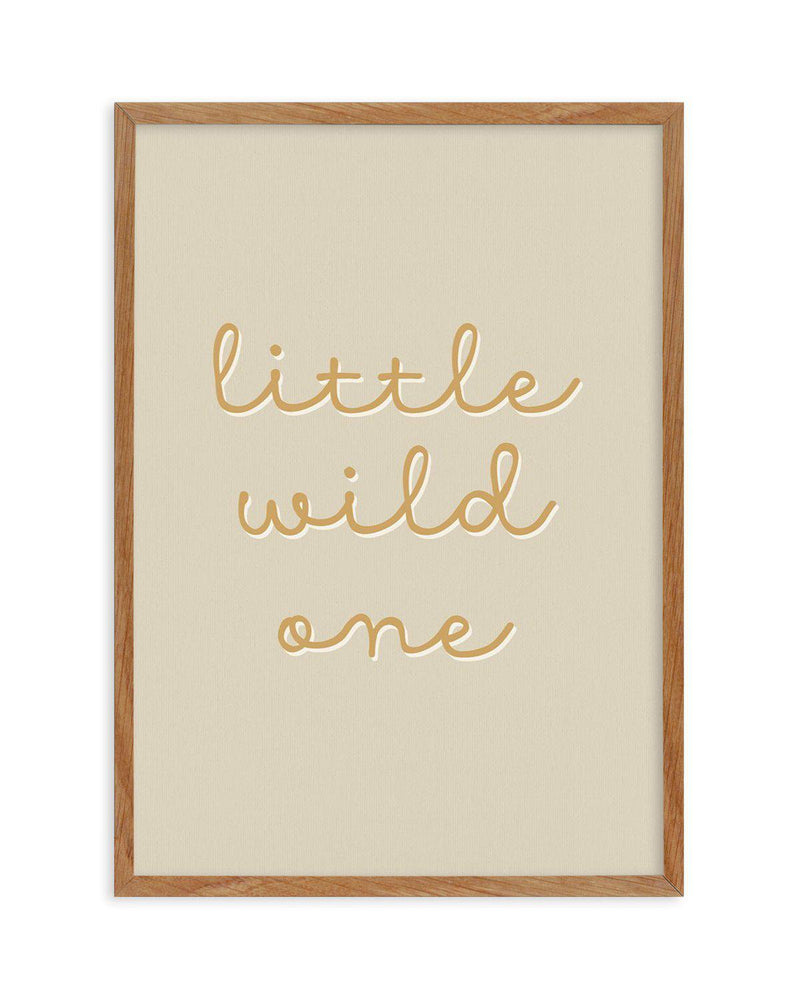Little Wild One Art Print-PRINT-Olive et Oriel-Olive et Oriel-50x70 cm | 19.6" x 27.5"-Walnut-With White Border-Buy-Australian-Art-Prints-Online-with-Olive-et-Oriel-Your-Artwork-Specialists-Austrailia-Decorate-With-Coastal-Photo-Wall-Art-Prints-From-Our-Beach-House-Artwork-Collection-Fine-Poster-and-Framed-Artwork
