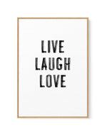 Live Laugh Love | 3 Colour Options | Framed Canvas-CANVAS-You can shop wall art online with Olive et Oriel for everything from abstract art to fun kids wall art. Our beautiful modern art prints and canvas art are available from large canvas prints to wall art paintings and our proudly Australian artwork collection offers only the highest quality framed large wall art and canvas art Australia - You can buy fashion photography prints or Hampton print posters and paintings on canvas from Olive et O