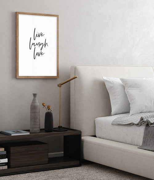 Live, Laugh, Love Art Print-PRINT-Olive et Oriel-Olive et Oriel-Buy-Australian-Art-Prints-Online-with-Olive-et-Oriel-Your-Artwork-Specialists-Austrailia-Decorate-With-Coastal-Photo-Wall-Art-Prints-From-Our-Beach-House-Artwork-Collection-Fine-Poster-and-Framed-Artwork