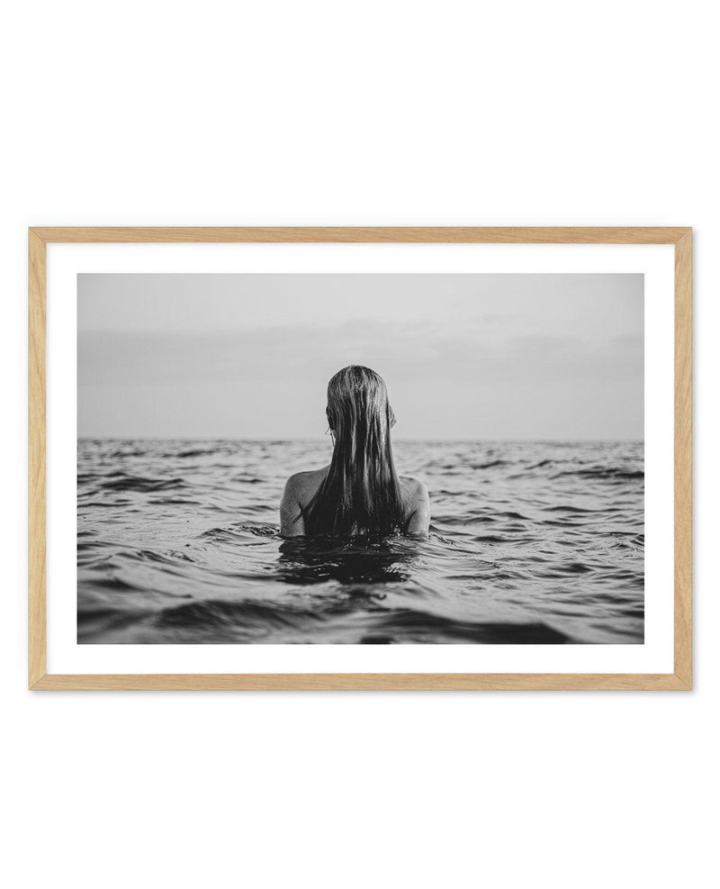 L'Ocean I Art Print-PRINT-Olive et Oriel-Olive et Oriel-A5 | 5.8" x 8.3" | 14.8 x 21cm-Oak-With White Border-Buy-Australian-Art-Prints-Online-with-Olive-et-Oriel-Your-Artwork-Specialists-Austrailia-Decorate-With-Coastal-Photo-Wall-Art-Prints-From-Our-Beach-House-Artwork-Collection-Fine-Poster-and-Framed-Artwork
