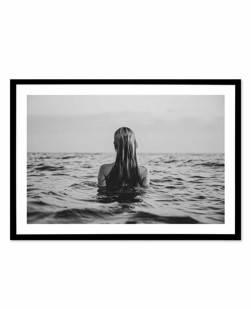 L'Ocean I Art Print-PRINT-Olive et Oriel-Olive et Oriel-A5 | 5.8" x 8.3" | 14.8 x 21cm-Black-With White Border-Buy-Australian-Art-Prints-Online-with-Olive-et-Oriel-Your-Artwork-Specialists-Austrailia-Decorate-With-Coastal-Photo-Wall-Art-Prints-From-Our-Beach-House-Artwork-Collection-Fine-Poster-and-Framed-Artwork