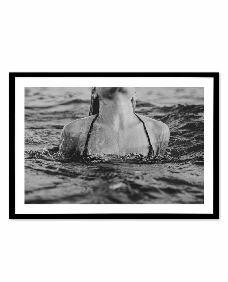 L'Ocean II Art Print-PRINT-Olive et Oriel-Olive et Oriel-A5 | 5.8" x 8.3" | 14.8 x 21cm-Black-With White Border-Buy-Australian-Art-Prints-Online-with-Olive-et-Oriel-Your-Artwork-Specialists-Austrailia-Decorate-With-Coastal-Photo-Wall-Art-Prints-From-Our-Beach-House-Artwork-Collection-Fine-Poster-and-Framed-Artwork
