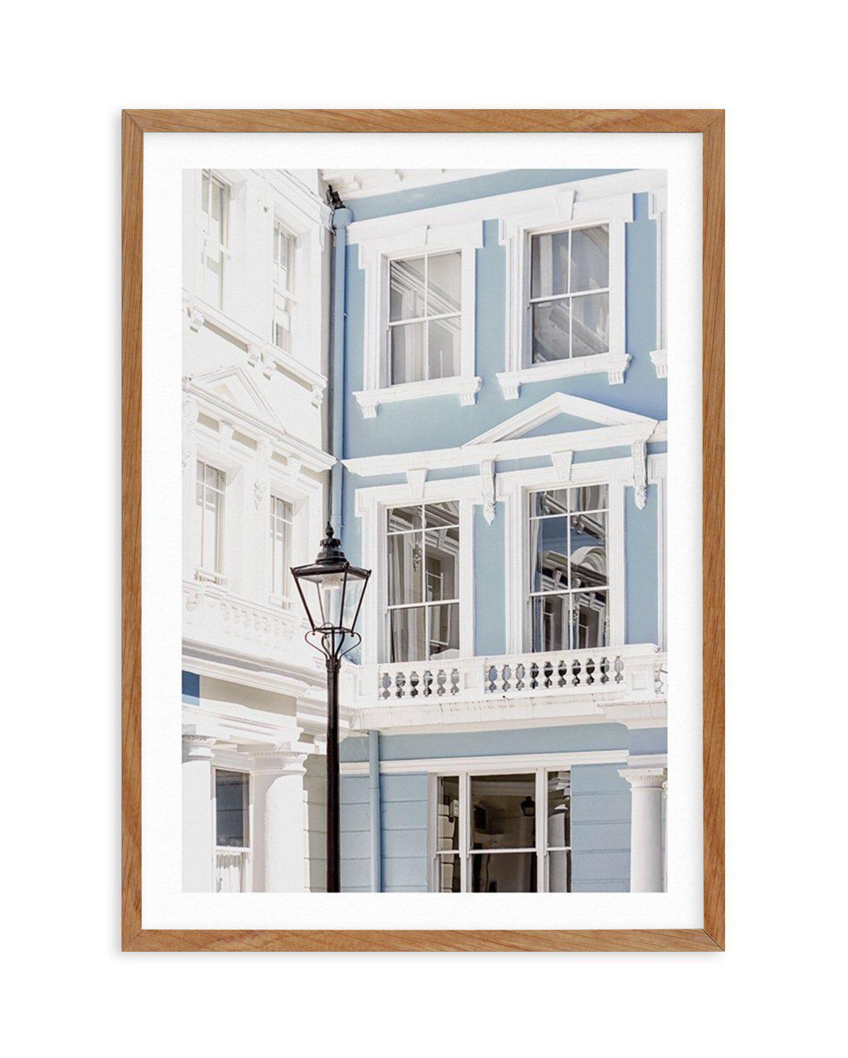 London 'Blue House' Art Print-PRINT-Olive et Oriel-Olive et Oriel-Buy-Australian-Art-Prints-Online-with-Olive-et-Oriel-Your-Artwork-Specialists-Austrailia-Decorate-With-Coastal-Photo-Wall-Art-Prints-From-Our-Beach-House-Artwork-Collection-Fine-Poster-and-Framed-Artwork