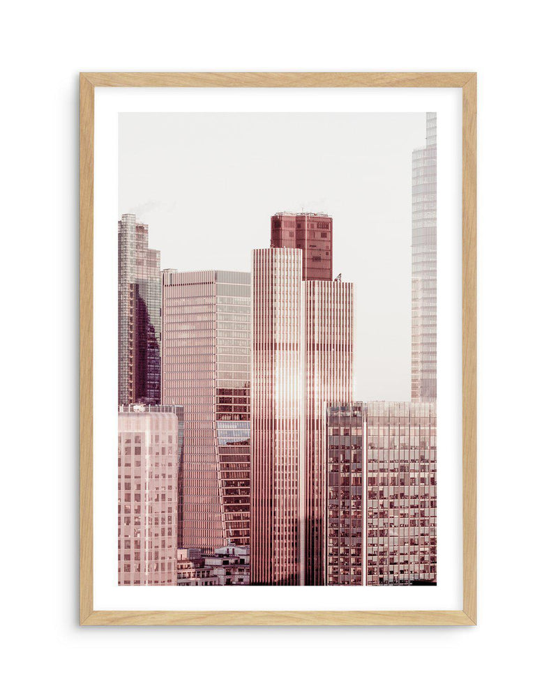 London City I Art Print-PRINT-Olive et Oriel-Olive et Oriel-A5 | 5.8" x 8.3" | 14.8 x 21cm-Oak-With White Border-Buy-Australian-Art-Prints-Online-with-Olive-et-Oriel-Your-Artwork-Specialists-Austrailia-Decorate-With-Coastal-Photo-Wall-Art-Prints-From-Our-Beach-House-Artwork-Collection-Fine-Poster-and-Framed-Artwork