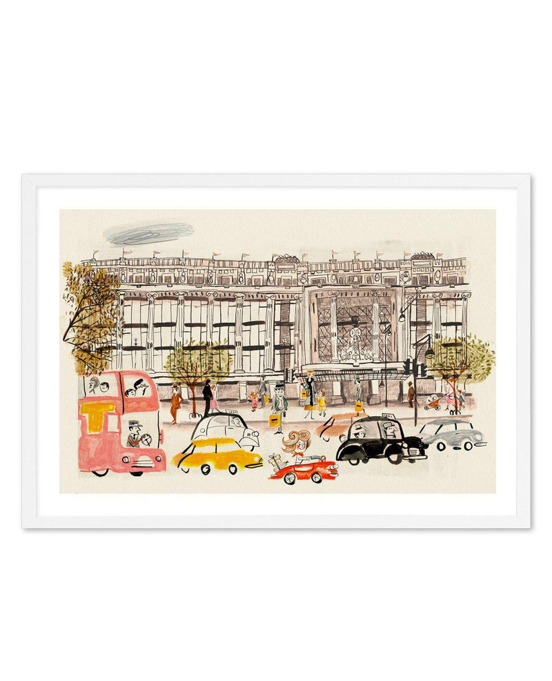 London City Illustration Art Print-PRINT-Olive et Oriel-Olive et Oriel-A5 | 5.8" x 8.3" | 14.8 x 21cm-White-With White Border-Buy-Australian-Art-Prints-Online-with-Olive-et-Oriel-Your-Artwork-Specialists-Austrailia-Decorate-With-Coastal-Photo-Wall-Art-Prints-From-Our-Beach-House-Artwork-Collection-Fine-Poster-and-Framed-Artwork