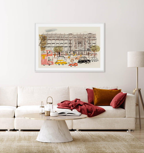 London City Illustration Art Print-PRINT-Olive et Oriel-Olive et Oriel-Buy-Australian-Art-Prints-Online-with-Olive-et-Oriel-Your-Artwork-Specialists-Austrailia-Decorate-With-Coastal-Photo-Wall-Art-Prints-From-Our-Beach-House-Artwork-Collection-Fine-Poster-and-Framed-Artwork