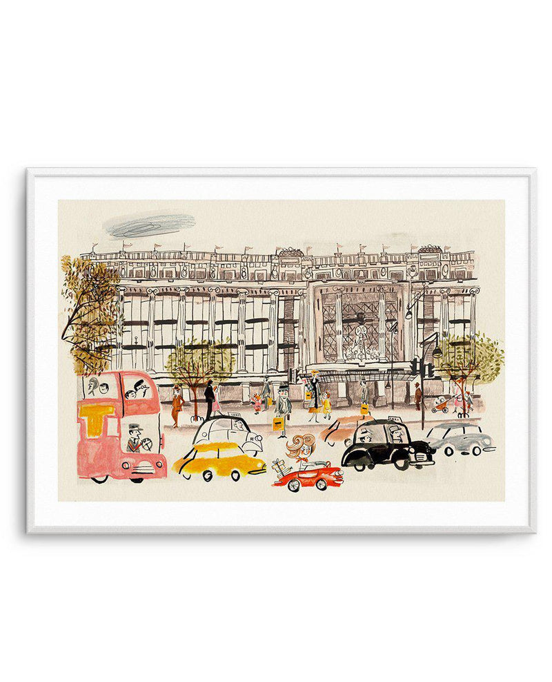 London City Illustration Art Print-PRINT-Olive et Oriel-Olive et Oriel-A5 | 5.8" x 8.3" | 14.8 x 21cm-Unframed Art Print-With White Border-Buy-Australian-Art-Prints-Online-with-Olive-et-Oriel-Your-Artwork-Specialists-Austrailia-Decorate-With-Coastal-Photo-Wall-Art-Prints-From-Our-Beach-House-Artwork-Collection-Fine-Poster-and-Framed-Artwork