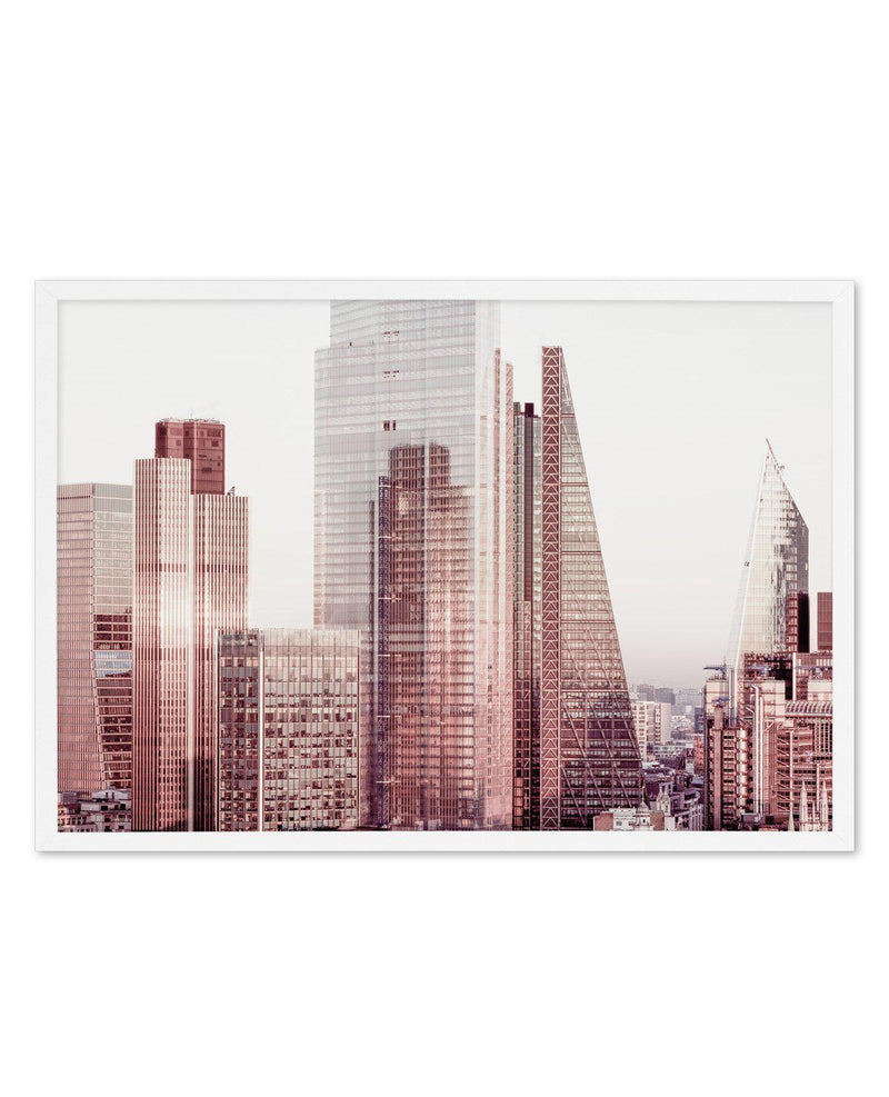 London City LS Art Print-PRINT-Olive et Oriel-Olive et Oriel-A5 | 5.8" x 8.3" | 14.8 x 21cm-White-With White Border-Buy-Australian-Art-Prints-Online-with-Olive-et-Oriel-Your-Artwork-Specialists-Austrailia-Decorate-With-Coastal-Photo-Wall-Art-Prints-From-Our-Beach-House-Artwork-Collection-Fine-Poster-and-Framed-Artwork