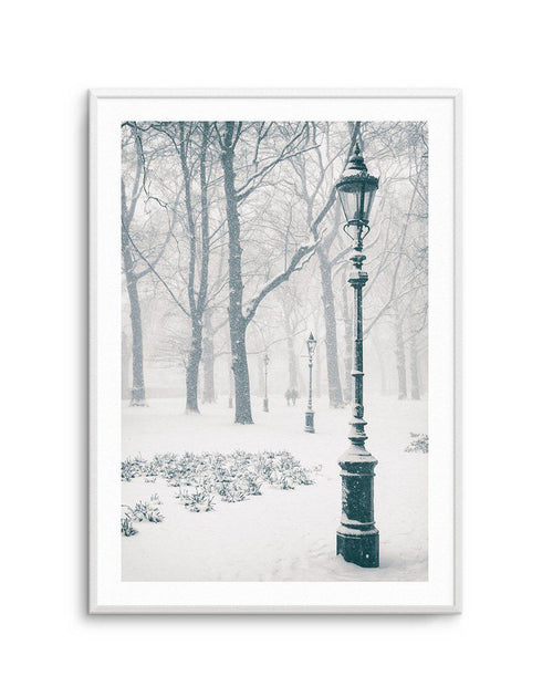 London Snow Art Print-PRINT-Olive et Oriel-Olive et Oriel-A5 | 5.8" x 8.3" | 14.8 x 21cm-Unframed Art Print-With White Border-Buy-Australian-Art-Prints-Online-with-Olive-et-Oriel-Your-Artwork-Specialists-Austrailia-Decorate-With-Coastal-Photo-Wall-Art-Prints-From-Our-Beach-House-Artwork-Collection-Fine-Poster-and-Framed-Artwork
