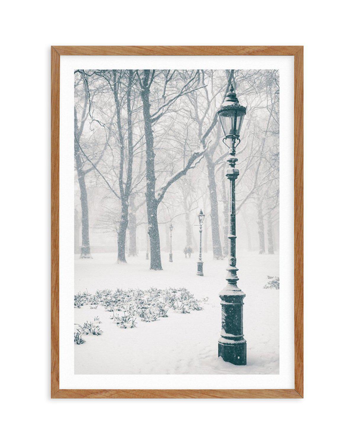 London Snow Art Print-PRINT-Olive et Oriel-Olive et Oriel-Buy-Australian-Art-Prints-Online-with-Olive-et-Oriel-Your-Artwork-Specialists-Austrailia-Decorate-With-Coastal-Photo-Wall-Art-Prints-From-Our-Beach-House-Artwork-Collection-Fine-Poster-and-Framed-Artwork