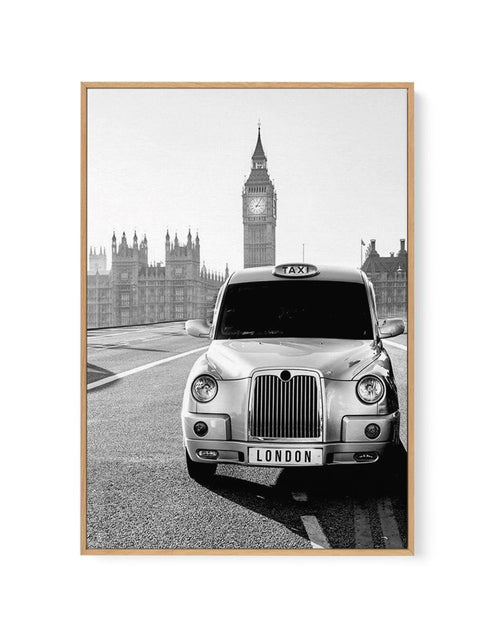 London Taxi | Framed Canvas-CANVAS-You can shop wall art online with Olive et Oriel for everything from abstract art to fun kids wall art. Our beautiful modern art prints and canvas art are available from large canvas prints to wall art paintings and our proudly Australian artwork collection offers only the highest quality framed large wall art and canvas art Australia - You can buy fashion photography prints or Hampton print posters and paintings on canvas from Olive et Oriel and have them deli
