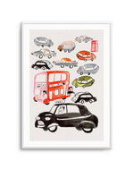 London Traffic Art Print-PRINT-Olive et Oriel-Olive et Oriel-A5 | 5.8" x 8.3" | 14.8 x 21cm-Unframed Art Print-With White Border-Buy-Australian-Art-Prints-Online-with-Olive-et-Oriel-Your-Artwork-Specialists-Austrailia-Decorate-With-Coastal-Photo-Wall-Art-Prints-From-Our-Beach-House-Artwork-Collection-Fine-Poster-and-Framed-Artwork