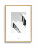 L'Opera House | Sydney Harbour Art Print-PRINT-Olive et Oriel-Olive et Oriel-A4 | 8.3" x 11.7" | 21 x 29.7cm-Oak-With White Border-Buy-Australian-Art-Prints-Online-with-Olive-et-Oriel-Your-Artwork-Specialists-Austrailia-Decorate-With-Coastal-Photo-Wall-Art-Prints-From-Our-Beach-House-Artwork-Collection-Fine-Poster-and-Framed-Artwork