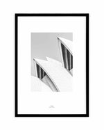 L'Opera House | Sydney Harbour Art Print-PRINT-Olive et Oriel-Olive et Oriel-A4 | 8.3" x 11.7" | 21 x 29.7cm-Black-With White Border-Buy-Australian-Art-Prints-Online-with-Olive-et-Oriel-Your-Artwork-Specialists-Austrailia-Decorate-With-Coastal-Photo-Wall-Art-Prints-From-Our-Beach-House-Artwork-Collection-Fine-Poster-and-Framed-Artwork