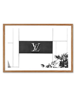 Louis V | Cannes Art Print-PRINT-Olive et Oriel-Olive et Oriel-50x70 cm | 19.6" x 27.5"-Walnut-With White Border-Buy-Australian-Art-Prints-Online-with-Olive-et-Oriel-Your-Artwork-Specialists-Austrailia-Decorate-With-Coastal-Photo-Wall-Art-Prints-From-Our-Beach-House-Artwork-Collection-Fine-Poster-and-Framed-Artwork