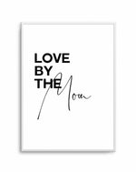 Love By The Moon Art Print-PRINT-Olive et Oriel-Olive et Oriel-A5 | 5.8" x 8.3" | 14.8 x 21cm-Unframed Art Print-With White Border-Buy-Australian-Art-Prints-Online-with-Olive-et-Oriel-Your-Artwork-Specialists-Austrailia-Decorate-With-Coastal-Photo-Wall-Art-Prints-From-Our-Beach-House-Artwork-Collection-Fine-Poster-and-Framed-Artwork