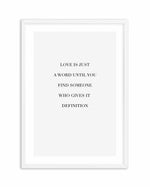 Love Is Art Print-PRINT-Olive et Oriel-Olive et Oriel-A5 | 5.8" x 8.3" | 14.8 x 21cm-White-With White Border-Buy-Australian-Art-Prints-Online-with-Olive-et-Oriel-Your-Artwork-Specialists-Austrailia-Decorate-With-Coastal-Photo-Wall-Art-Prints-From-Our-Beach-House-Artwork-Collection-Fine-Poster-and-Framed-Artwork