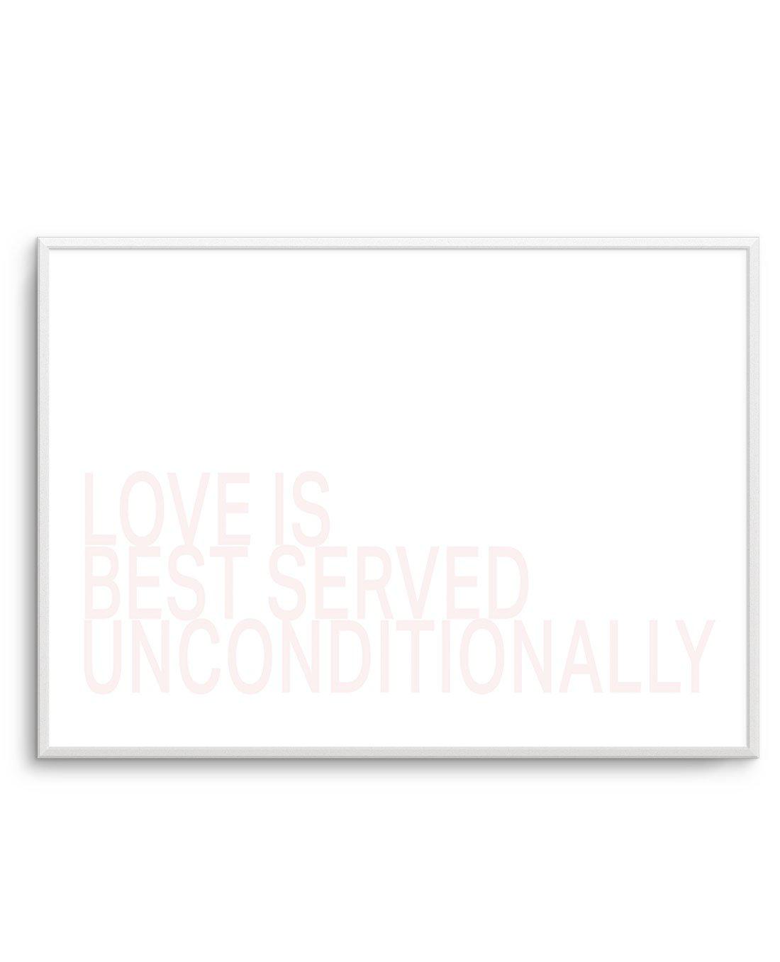 Love Is Best Served Art Print-PRINT-Olive et Oriel-Olive et Oriel-A5 | 5.8" x 8.3" | 14.8 x 21cm-Unframed Art Print-With White Border-Buy-Australian-Art-Prints-Online-with-Olive-et-Oriel-Your-Artwork-Specialists-Austrailia-Decorate-With-Coastal-Photo-Wall-Art-Prints-From-Our-Beach-House-Artwork-Collection-Fine-Poster-and-Framed-Artwork