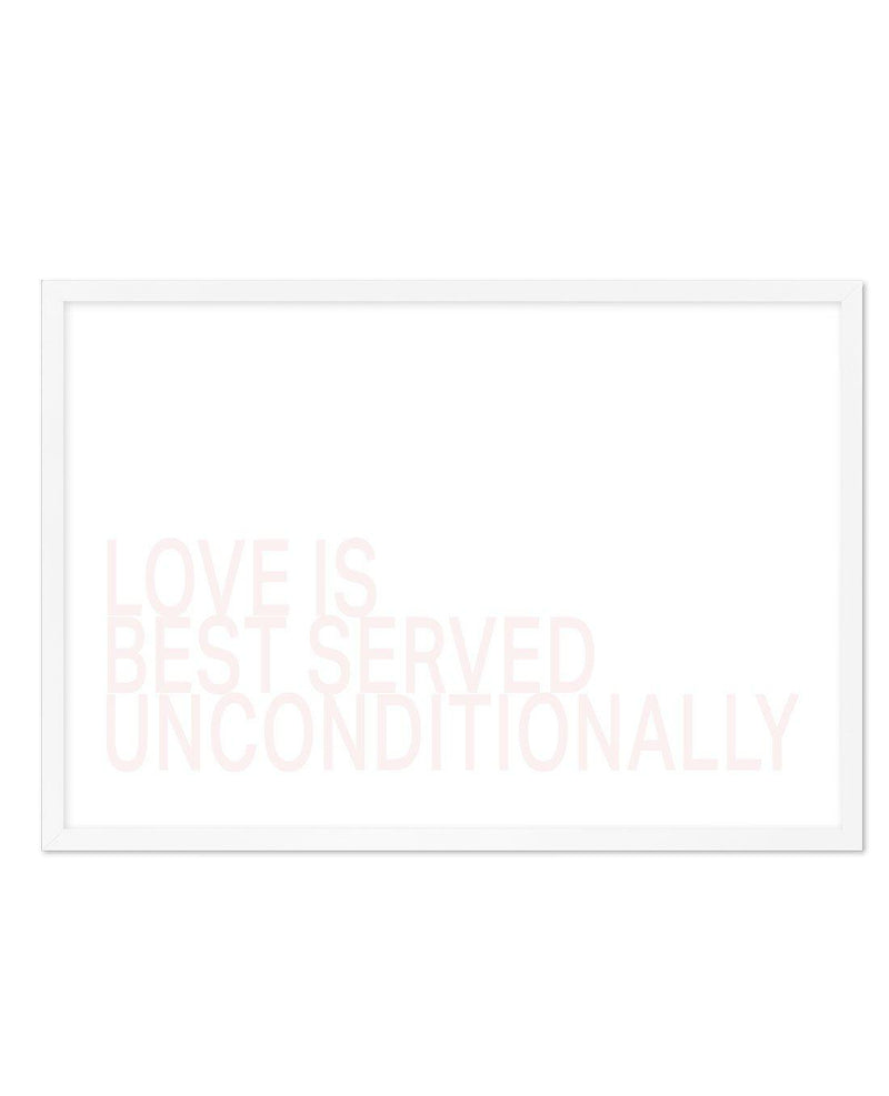 Love Is Best Served Art Print-PRINT-Olive et Oriel-Olive et Oriel-A5 | 5.8" x 8.3" | 14.8 x 21cm-White-With White Border-Buy-Australian-Art-Prints-Online-with-Olive-et-Oriel-Your-Artwork-Specialists-Austrailia-Decorate-With-Coastal-Photo-Wall-Art-Prints-From-Our-Beach-House-Artwork-Collection-Fine-Poster-and-Framed-Artwork