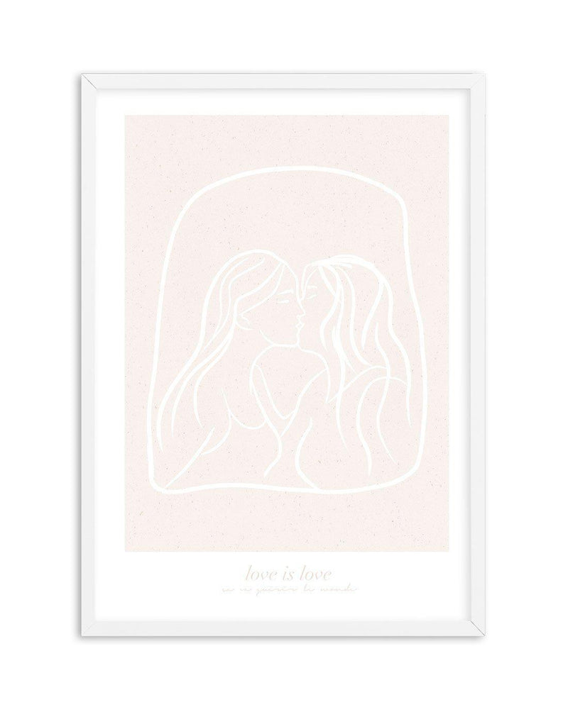 Love Is Love I Art Print-PRINT-Olive et Oriel-Olive et Oriel-A5 | 5.8" x 8.3" | 14.8 x 21cm-White-With White Border-Buy-Australian-Art-Prints-Online-with-Olive-et-Oriel-Your-Artwork-Specialists-Austrailia-Decorate-With-Coastal-Photo-Wall-Art-Prints-From-Our-Beach-House-Artwork-Collection-Fine-Poster-and-Framed-Artwork
