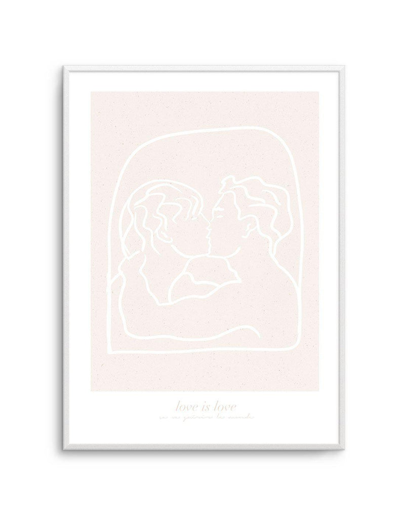 Love Is Love II Art Print-PRINT-Olive et Oriel-Olive et Oriel-A5 | 5.8" x 8.3" | 14.8 x 21cm-Unframed Art Print-With White Border-Buy-Australian-Art-Prints-Online-with-Olive-et-Oriel-Your-Artwork-Specialists-Austrailia-Decorate-With-Coastal-Photo-Wall-Art-Prints-From-Our-Beach-House-Artwork-Collection-Fine-Poster-and-Framed-Artwork