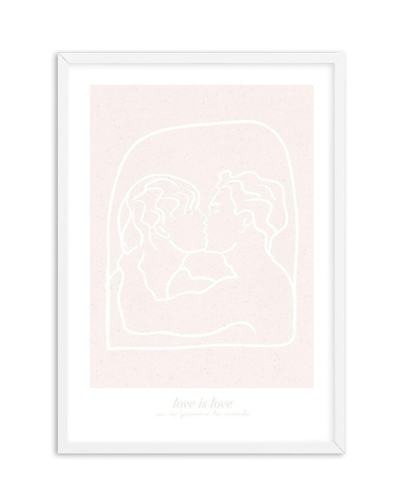 Love Is Love II Art Print-PRINT-Olive et Oriel-Olive et Oriel-A5 | 5.8" x 8.3" | 14.8 x 21cm-White-With White Border-Buy-Australian-Art-Prints-Online-with-Olive-et-Oriel-Your-Artwork-Specialists-Austrailia-Decorate-With-Coastal-Photo-Wall-Art-Prints-From-Our-Beach-House-Artwork-Collection-Fine-Poster-and-Framed-Artwork