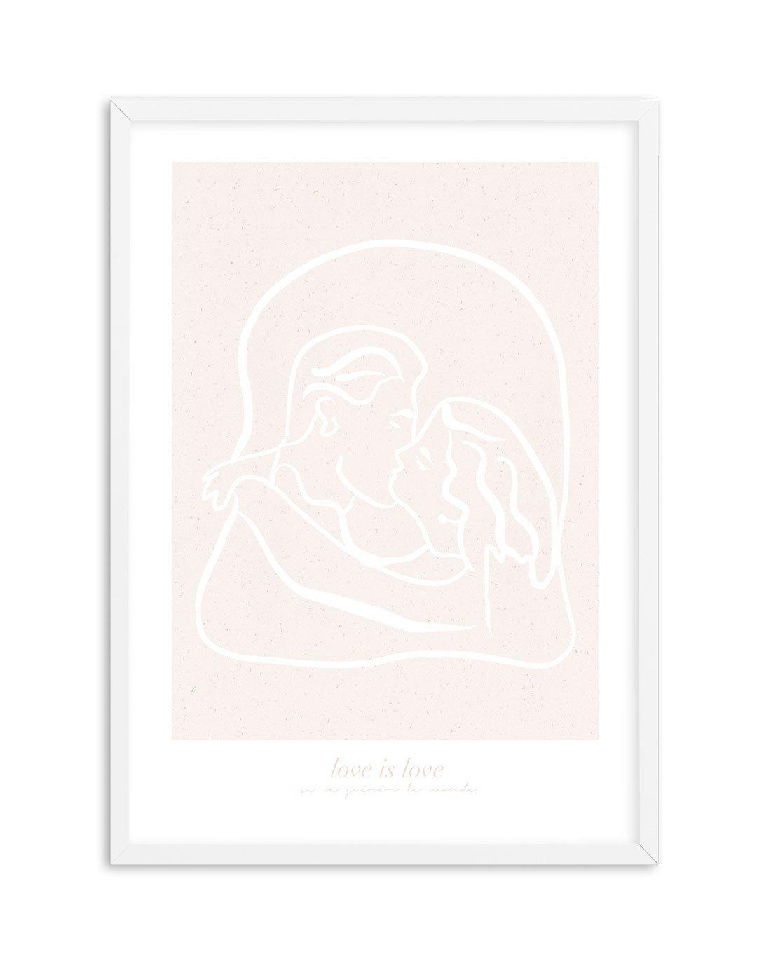 Love Is Love III Art Print-PRINT-Olive et Oriel-Olive et Oriel-A5 | 5.8" x 8.3" | 14.8 x 21cm-White-With White Border-Buy-Australian-Art-Prints-Online-with-Olive-et-Oriel-Your-Artwork-Specialists-Austrailia-Decorate-With-Coastal-Photo-Wall-Art-Prints-From-Our-Beach-House-Artwork-Collection-Fine-Poster-and-Framed-Artwork