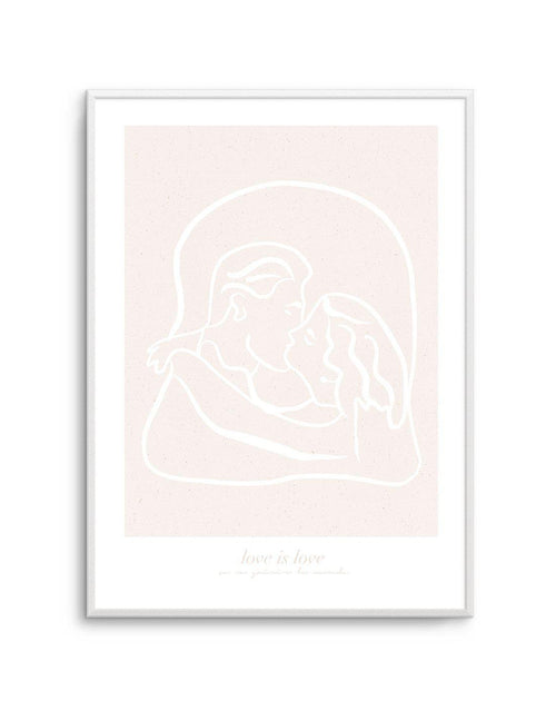 Love Is Love III Art Print-PRINT-Olive et Oriel-Olive et Oriel-A5 | 5.8" x 8.3" | 14.8 x 21cm-Unframed Art Print-With White Border-Buy-Australian-Art-Prints-Online-with-Olive-et-Oriel-Your-Artwork-Specialists-Austrailia-Decorate-With-Coastal-Photo-Wall-Art-Prints-From-Our-Beach-House-Artwork-Collection-Fine-Poster-and-Framed-Artwork