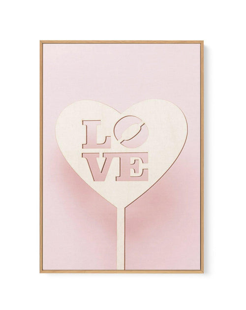 Love Sign | Framed Canvas-CANVAS-You can shop wall art online with Olive et Oriel for everything from abstract art to fun kids wall art. Our beautiful modern art prints and canvas art are available from large canvas prints to wall art paintings and our proudly Australian artwork collection offers only the highest quality framed large wall art and canvas art Australia - You can buy fashion photography prints or Hampton print posters and paintings on canvas from Olive et Oriel and have them delive