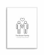 Love Wins Couple Print Art Print-PRINT-Olive et Oriel-Olive et Oriel-A5 | 5.8" x 8.3" | 14.8 x 21cm-Unframed Art Print-With White Border-Buy-Australian-Art-Prints-Online-with-Olive-et-Oriel-Your-Artwork-Specialists-Austrailia-Decorate-With-Coastal-Photo-Wall-Art-Prints-From-Our-Beach-House-Artwork-Collection-Fine-Poster-and-Framed-Artwork