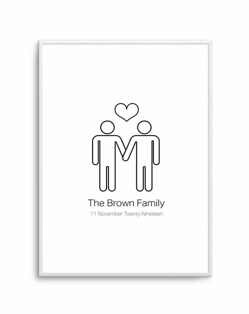 Love Wins Couple Print Art Print-PRINT-Olive et Oriel-Olive et Oriel-A5 | 5.8" x 8.3" | 14.8 x 21cm-Unframed Art Print-With White Border-Buy-Australian-Art-Prints-Online-with-Olive-et-Oriel-Your-Artwork-Specialists-Austrailia-Decorate-With-Coastal-Photo-Wall-Art-Prints-From-Our-Beach-House-Artwork-Collection-Fine-Poster-and-Framed-Artwork