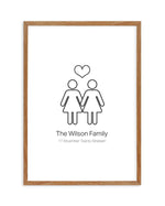 Love Wins Couple Print Art Print-PRINT-Olive et Oriel-Olive et Oriel-50x70 cm | 19.6" x 27.5"-Walnut-With White Border-Buy-Australian-Art-Prints-Online-with-Olive-et-Oriel-Your-Artwork-Specialists-Austrailia-Decorate-With-Coastal-Photo-Wall-Art-Prints-From-Our-Beach-House-Artwork-Collection-Fine-Poster-and-Framed-Artwork