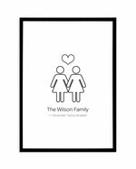 Love Wins Couple Print Art Print-PRINT-Olive et Oriel-Olive et Oriel-A5 | 5.8" x 8.3" | 14.8 x 21cm-Black-With White Border-Buy-Australian-Art-Prints-Online-with-Olive-et-Oriel-Your-Artwork-Specialists-Austrailia-Decorate-With-Coastal-Photo-Wall-Art-Prints-From-Our-Beach-House-Artwork-Collection-Fine-Poster-and-Framed-Artwork
