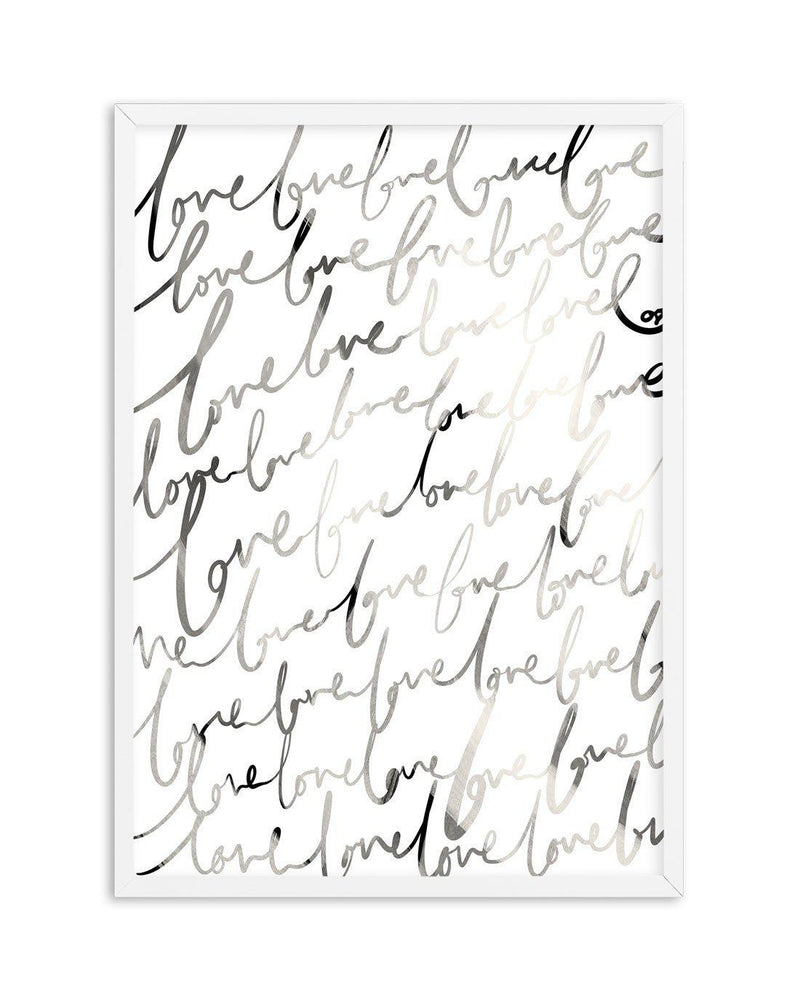 Love Written Art Print-PRINT-Olive et Oriel-Olive et Oriel-A5 | 5.8" x 8.3" | 14.8 x 21cm-White-With White Border-Buy-Australian-Art-Prints-Online-with-Olive-et-Oriel-Your-Artwork-Specialists-Austrailia-Decorate-With-Coastal-Photo-Wall-Art-Prints-From-Our-Beach-House-Artwork-Collection-Fine-Poster-and-Framed-Artwork
