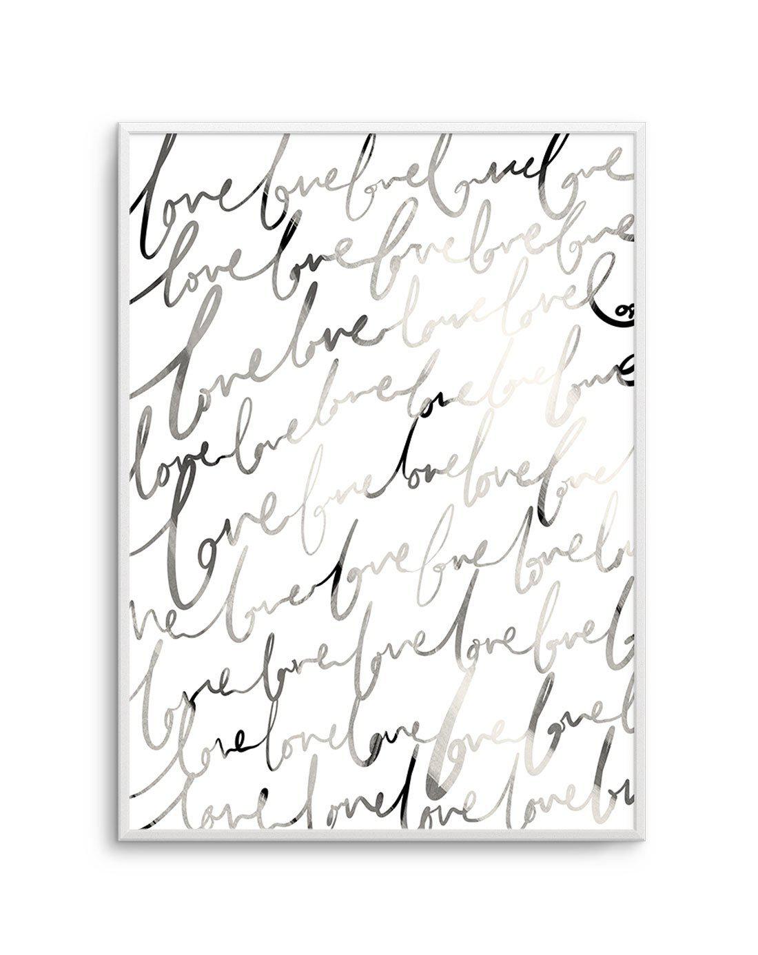 Love Written Art Print-PRINT-Olive et Oriel-Olive et Oriel-A5 | 5.8" x 8.3" | 14.8 x 21cm-Unframed Art Print-With White Border-Buy-Australian-Art-Prints-Online-with-Olive-et-Oriel-Your-Artwork-Specialists-Austrailia-Decorate-With-Coastal-Photo-Wall-Art-Prints-From-Our-Beach-House-Artwork-Collection-Fine-Poster-and-Framed-Artwork