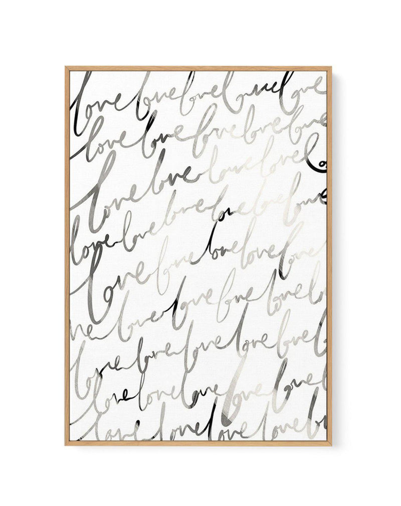 Love Written | Framed Canvas-CANVAS-You can shop wall art online with Olive et Oriel for everything from abstract art to fun kids wall art. Our beautiful modern art prints and canvas art are available from large canvas prints to wall art paintings and our proudly Australian artwork collection offers only the highest quality framed large wall art and canvas art Australia - You can buy fashion photography prints or Hampton print posters and paintings on canvas from Olive et Oriel and have them del