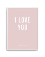 Love You Forever & Always | Blush BG Art Print-PRINT-Olive et Oriel-Olive et Oriel-A5 | 5.8" x 8.3" | 14.8 x 21cm-Unframed Art Print-With White Border-Buy-Australian-Art-Prints-Online-with-Olive-et-Oriel-Your-Artwork-Specialists-Austrailia-Decorate-With-Coastal-Photo-Wall-Art-Prints-From-Our-Beach-House-Artwork-Collection-Fine-Poster-and-Framed-Artwork